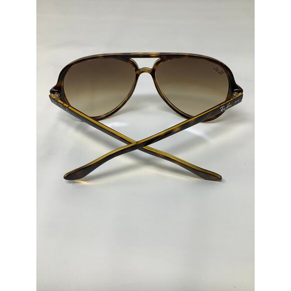 Ray Ban Cats 5000 Classic Light Brown Gradient Aviator Sunglasses Italy O14-8 - Picture 5 of 9